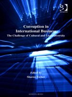 Corruption in international business corporate social responsibility