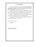 Các yếu tố tác động đến tỷ lệ lợi nhuận trên chi phí của hộ nông dân trồng thanh long trên địa bàn tỉnh bình thuận 