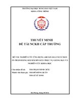 Nghiên cứu ứng dụng ArcGIS 10 2 2 xuất bản ấn phẩm hàng hải hải đồ giấy phục vụ giảng dạy và nghiên cứu khoa học