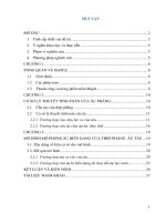 Nghiên cứu ứng dụng phần mềm toán học MAPLE phân tích tính toán cửa phẳng âu tàu