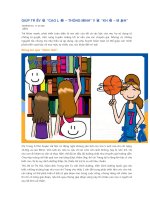 GIÚP TRẺ vừa cao lớn thông minh khỏe mạnh 