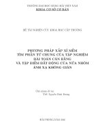 Phương pháp xấp xỉ mềm tìm phần tử thuộc giao của tập nghiệm bài toán cân bằng và tập điểm bất động chung của nửa nhóm không giãn trong không gian hilbert