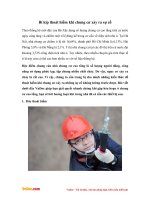 Bí kíp thoát hiểm khi chung cư xảy ra sự cố