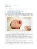 BỆNH VIÊM RUỘT THỪA ở TRẺ 