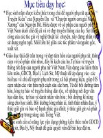 TÍCH hợp môn LỊCH sử, địa lý, GIÁO dục CÔNG dân, mỹ THUẬT  để GIẢNG dạy về  CHỦ đề NGƯỜI PHỤ nữ TRONG TRUYỆN KIỀU (NGUYỄN DU) và CHUYỆN NGƯỜI CON gái NAM XƯƠNG