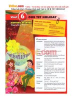 Tiếng Anh lớp 6 Chương trình mới Unit 6: OUR TET HOLIDAY