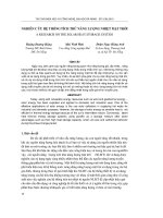 Nghiên cứu hệ thống tích trữ năng lượng nhiệt mặt trời 