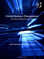 Global business management abel adekola s sergi
