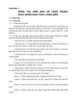 Nghiên cứu các yếu tổ ảnh hưởng đến quá trình khai thác cảng biển và đề xuất các biện pháp phòng ngừa