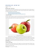 BÉ bị TIÊU CHẢY 