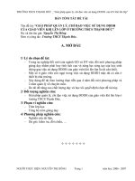 Tiểu luận giải pháp quản lý, chỉ đạo việc sử dụng đddh của giáo viên khi lên lớp ở trường trung học cơ sở thạnh đức 