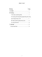 SKKN vận dụng linh hoạt phương pháp đường chéo để giải các bài tập hóa học 