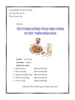 Tiểu luận các yếu tố ảnh hưởng đến sự hình thành và phát triển nhân cách của con người