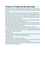 Truyện kể mầm non truyện cổ grimm sự tích mặt trăng 