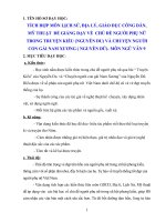 TÍCH hợp môn LỊCH sử, địa lý, GIÁO dục CÔNG dân, mỹ THUẬT  để GIẢNG dạy về  CHỦ đề NGƯỜI PHỤ nữ TRONG TRUYỆN KIỀU (NGUYỄN DU) và CHUYỆN NGƯỜI CON gái NAM XƯƠNG