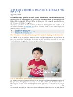 GỠ rối CHO mẹ NHỮNG GIẢI PHÁP HAY CHỮA rối LOẠN TIÊU hóa ở TRẺ 