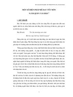 SKKN một số biện pháp để dạy tốt môn làm quen văn học 