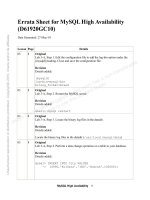 MySql High Availability Class Part 2