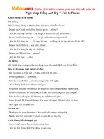 Ngữ pháp Tiếng Anh lớp 7 Unit 8: Places