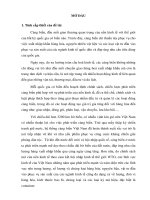 (Đề tài NCKH) Đề xuất một số giải pháp phát triển cảng nội địa khu vực hậu phương cảng biển Hải Phòng  Quảng Ninh