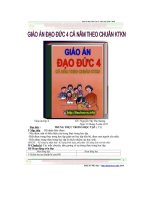 GIAO ÁN THEO PHUONG PHAP BAN TAY NAN BOT MON DAO DUC 4 CA NAM