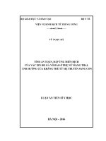 Tính an toàn, đáp ứng miễn dịch của vắc xin ho gà vô bào ở phụ nữ mang thai và ảnh hưởng của kháng thể từ mẹ truyền sang con. (FULL TEXT)