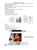 Khái niệm cơ bản về Dây, Cáp điện