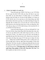 (TÓM TẮT LUẬN ÁN TIẾN SĨ KINH TẾ) GIẢI PHÁP NÂNG CAO CHẤT LƢỢNG TÍN DỤNG TẠI NGÂN HÀNG NÔNG NGHIỆP VÀ PHÁT TRIỂN NÔNG THÔN VIỆT NAM