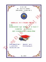 Đánh giá hiệu quả kinh tế sử dụng đất canh tác ở xã Xuân Mỹ, huyện Nghi Xuân, tỉnh Hà Tĩnh.