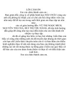 BÁO CÁO THỰC HÀNH QTCN sản xuất bánh kẹo tại công ty HẢI CHÂU