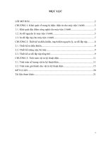 Thiết kế tủ điều khiển, lắp đặt máy tiện 1a660 và tính toán vật tư kỹ thuật 