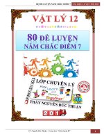80 Đề Vật Lý Luyện Chắc 7 Điểm Thi THPT Quốc Gia 2017  Tài Liệu Ôn Thi THPT Quốc Gia