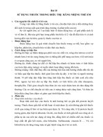 Bài 18  sử dụng thuốc trong điều trị răng miệng trẻ em 