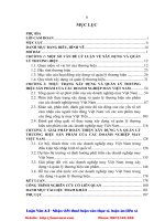 Luận văn xây dựng và quản lý thương hiệu của các doanh nghiệp may Việt Nam