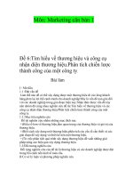 Tìm hiểu về thương hiệu và công cụ nhận diện thương hiệu phân tích chiến lược thành công của một công ty