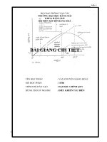 bài giảng chi tiết vận chuyển hàng hóa 2 