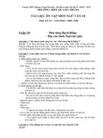 DE CUONG ON TAP ngu van 10