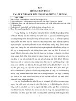 bài 7 khám, định bệnh và kế hoạch điều trị răng miệng ở trẻ em 