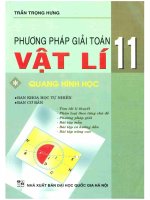Phương pháp giải toán vật lý 11 (tập 1   quang hình học) phần 1 