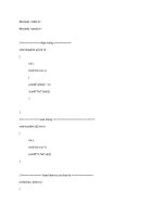 toàn bộ các bài tập về lập trình nhúng căn bản, nto, cp, chan,le,max, min,chèn, xóa,tách với mảng 1 chiều....