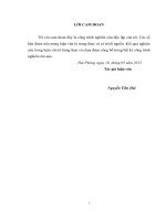 Một số biện pháp cơ bản nâng cao năng lực cán bộ công chức áp dụng quản lý rủi ro trong thông quan hàng hoá xuất nhập khẩu vận tải bằng đường biển quan cảng hải phòng 