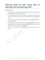 Phương pháp ẩn phụ giải một số PTHPT