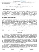 ĐỀ thi chuyên vào 10 Đại học QGHN 2004  2005