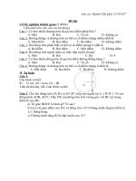 Kiem tra hinh 9 chuong II co ma tranDap an