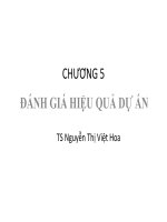 Slide Kinh tế đầu tư chương 5 Cô Việt Hoa Đại học Ngoại thương