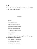 Khóa luận nâng cao hiệu quả giáo dục ý thức thẩm mỹ cho học sinh trường PTTH yên lập, huyện yên lập, tỉnh phú thọ 