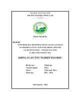 Tình hình mắc bệnh phân trắng ở lợn giai đoạn sơ sinh đến 21 ngày tuổi nuôi trong nông hộ tại huyện đầm hà – tỉnh quảng ninh và biện pháp phòng trị 