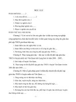 Tiểu luận một số giải pháp quản lí, chỉ đạo nhằm đẩy nhanh tiến độ phổ cập giáo dục trung học cơ sở trên địa bàn huyện văn quan tỉnh lạng sơn 