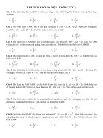 Trắc nghiệm thể tích khối đa diện