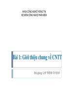 bài giảng lập trình cơ bản